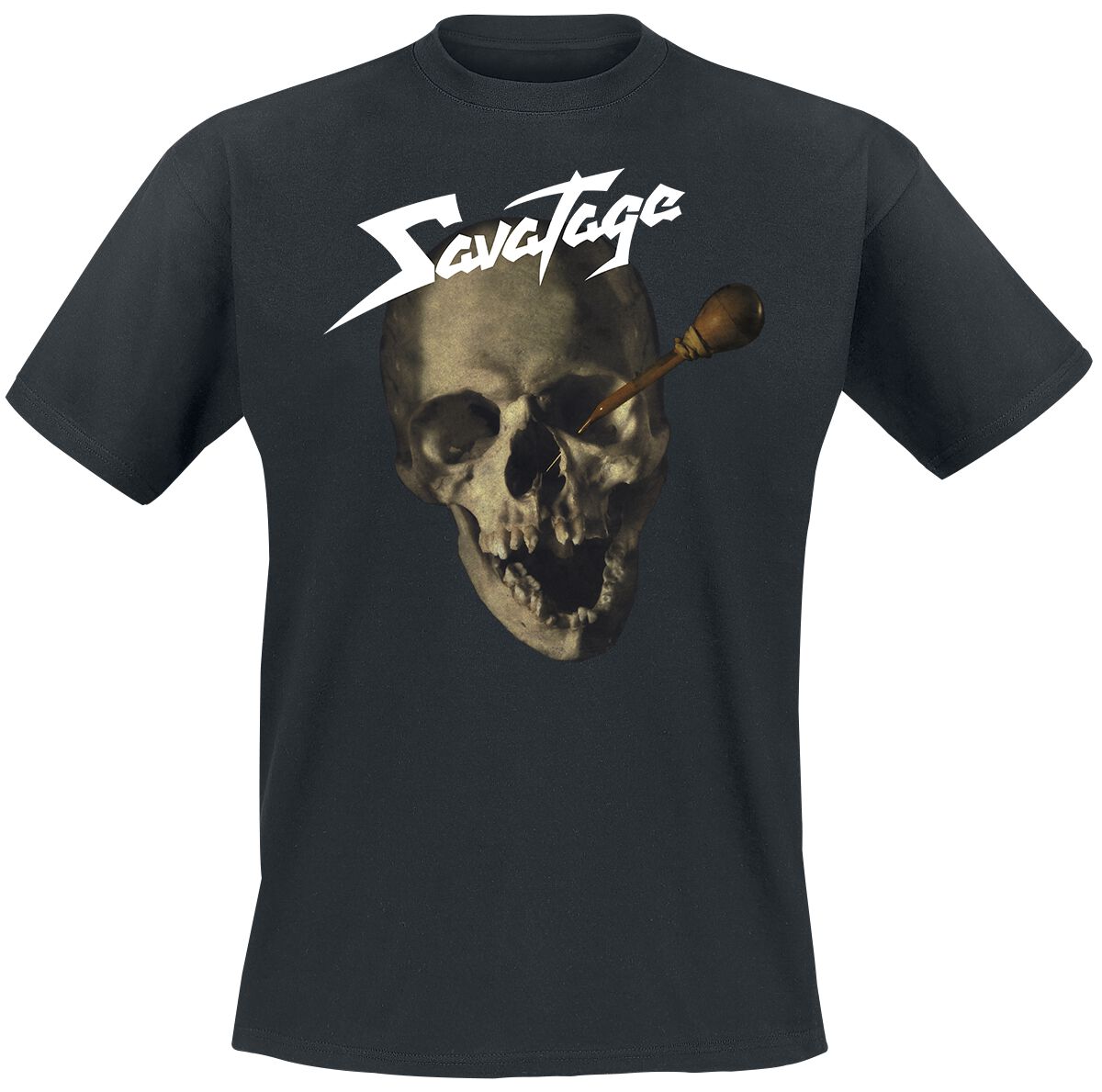 Savatage Skull T-Shirt schwarz