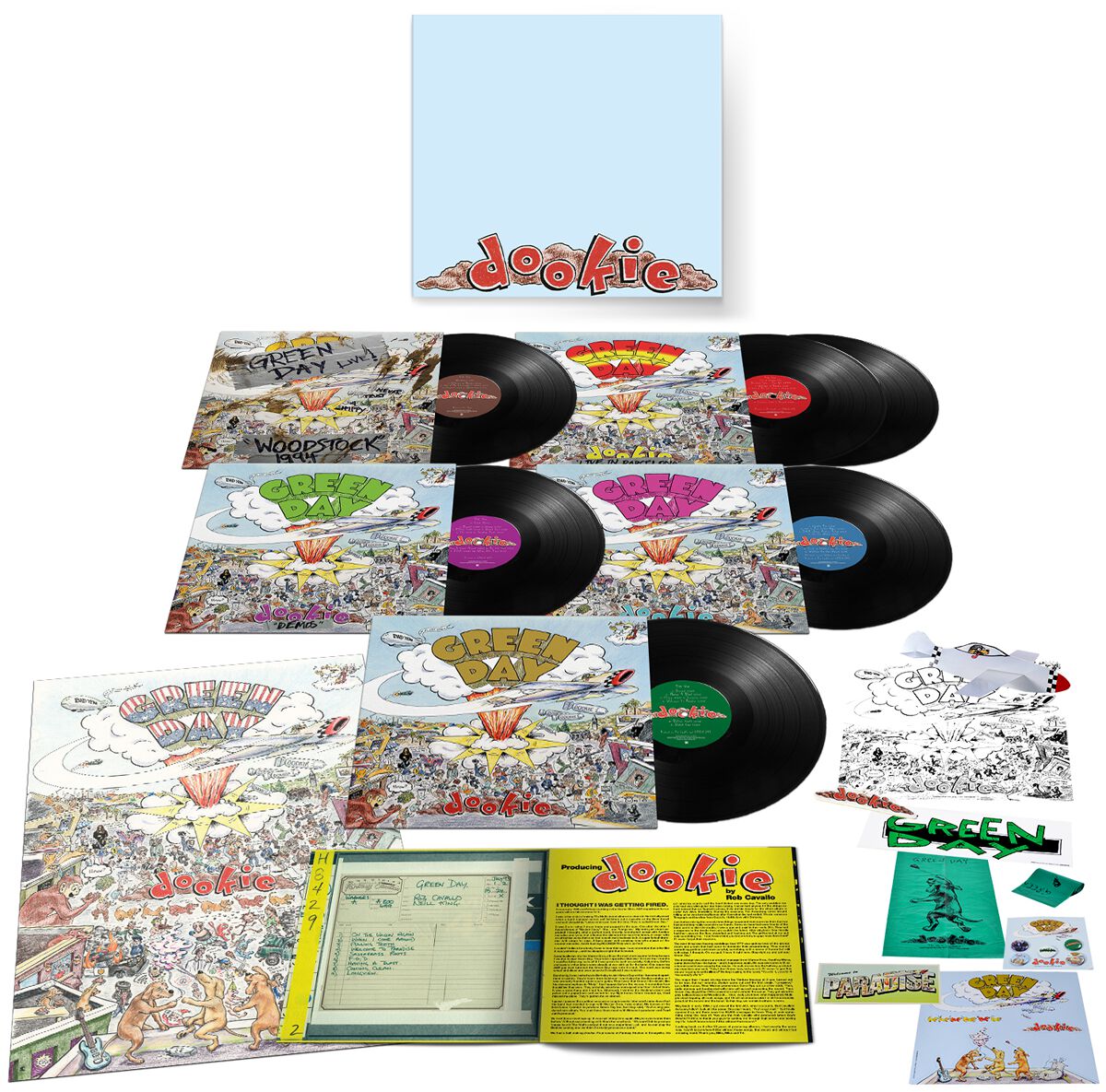Green Day Dookie (30th Anniversary Deluxe Edition) LP multicolor