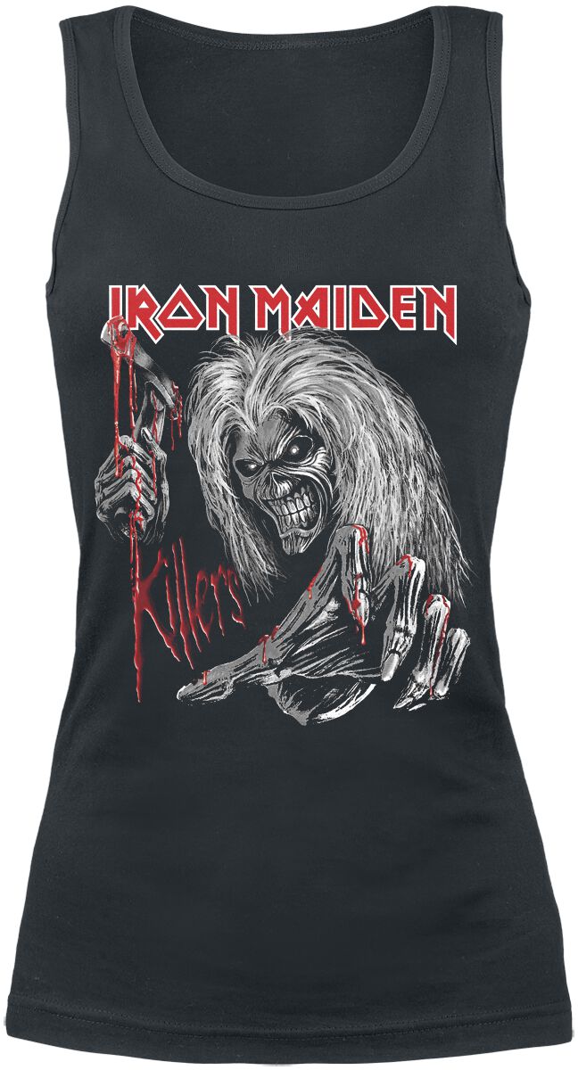 Top de Iron Maiden - Ed Kills Again - S à XXL - pour Femme - noir