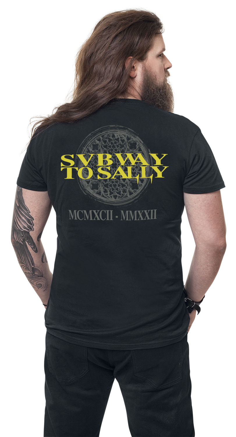 Subway To Sally MCMXCV Retro T-Shirt schwarz