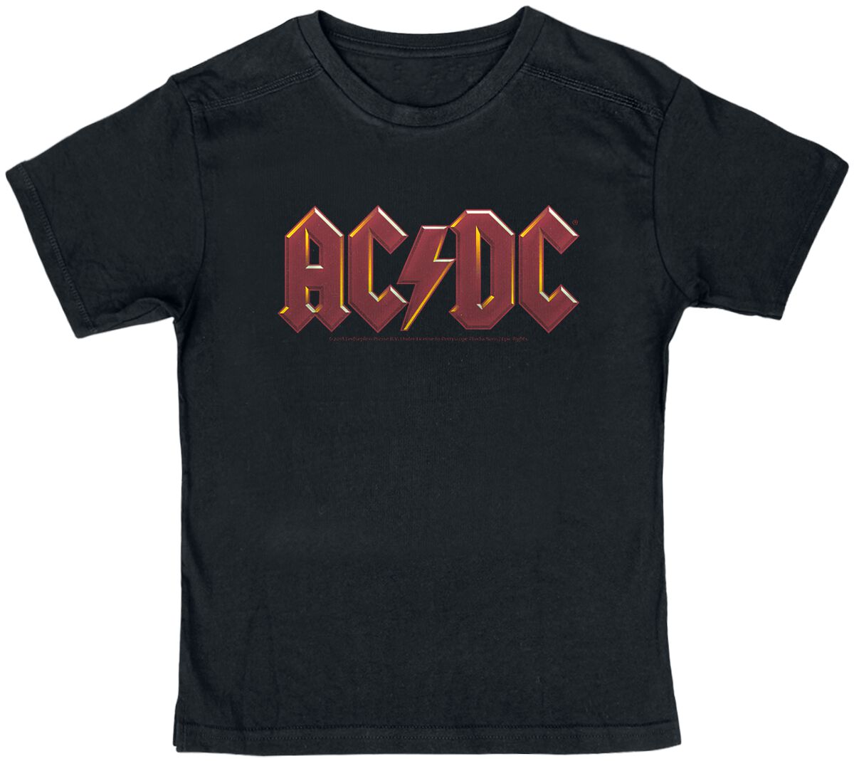T-shirt de AC/DC - Metal-Kids - Logo - 92 à 164 - pour filles & garçonse - noir