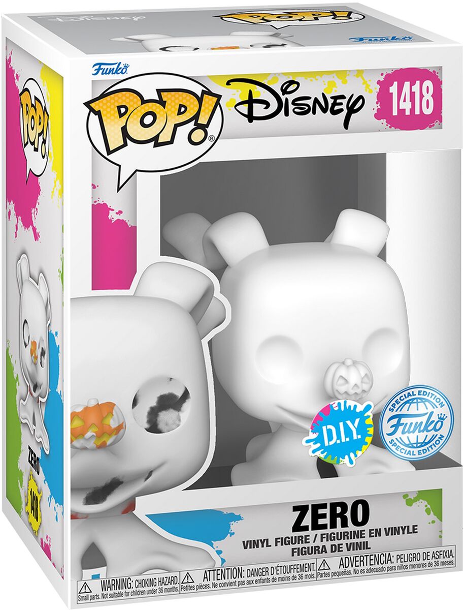 The Nightmare Before Christmas – Zero (DIY) Vinyl Figur 1418 – Funko Pop! Figur – Funko Shop Deutschland – Lizenzierter Fanartikel