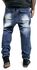 Baggy Jeans mit starker Waschung