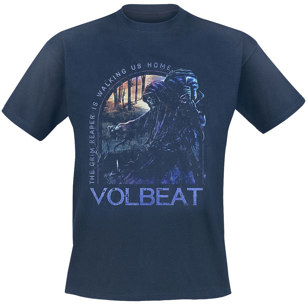 Volbeat Grim Reaper T-Shirt navy