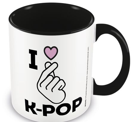 Image of K-Pop I Love K-Pop Tasse multicolor