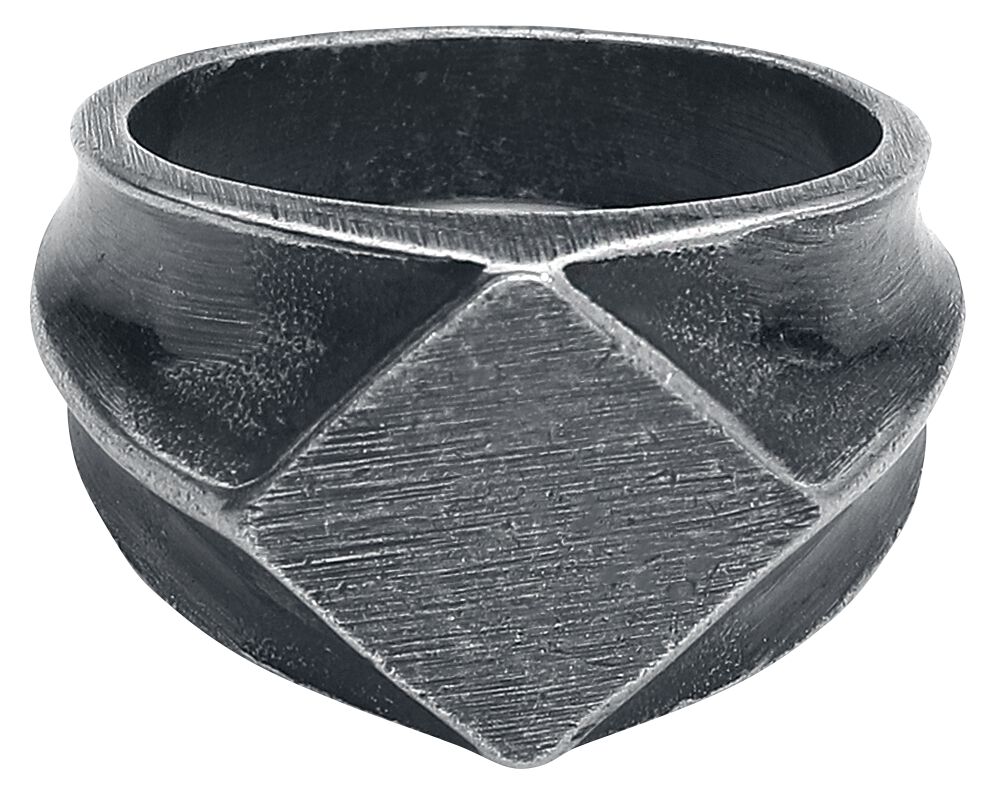 Image of etNox hard and heavy Basic Ring silberfarben