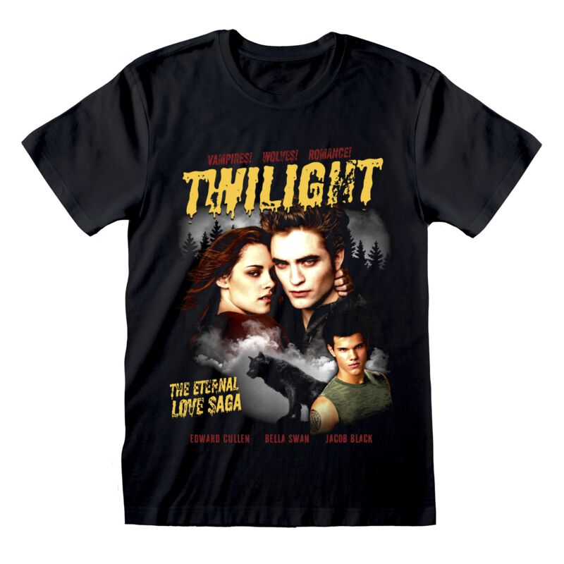 Twilight Comic Style T-shirt black