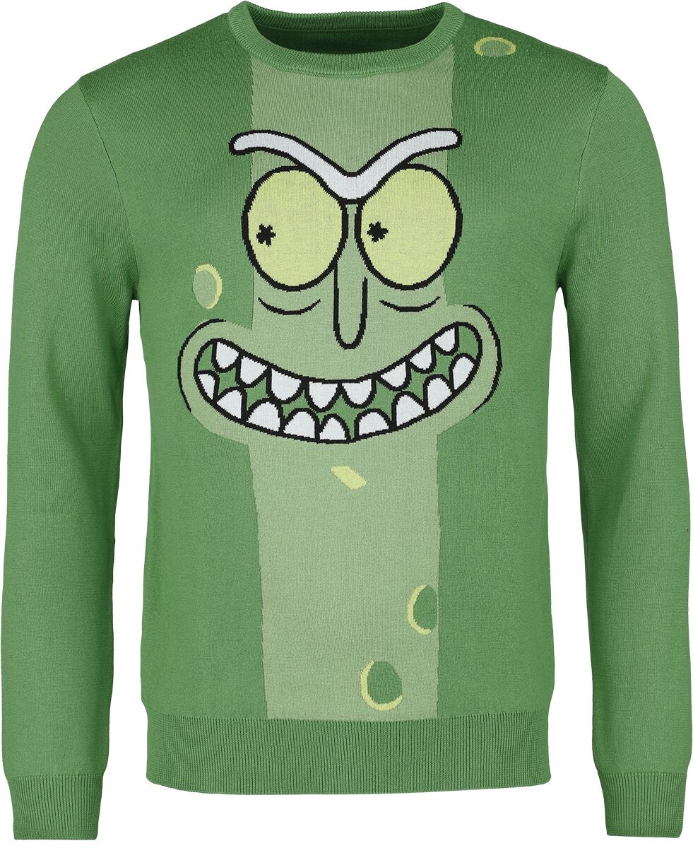 Rick And Morty Pickle Rick Strickpullover multicolor in M