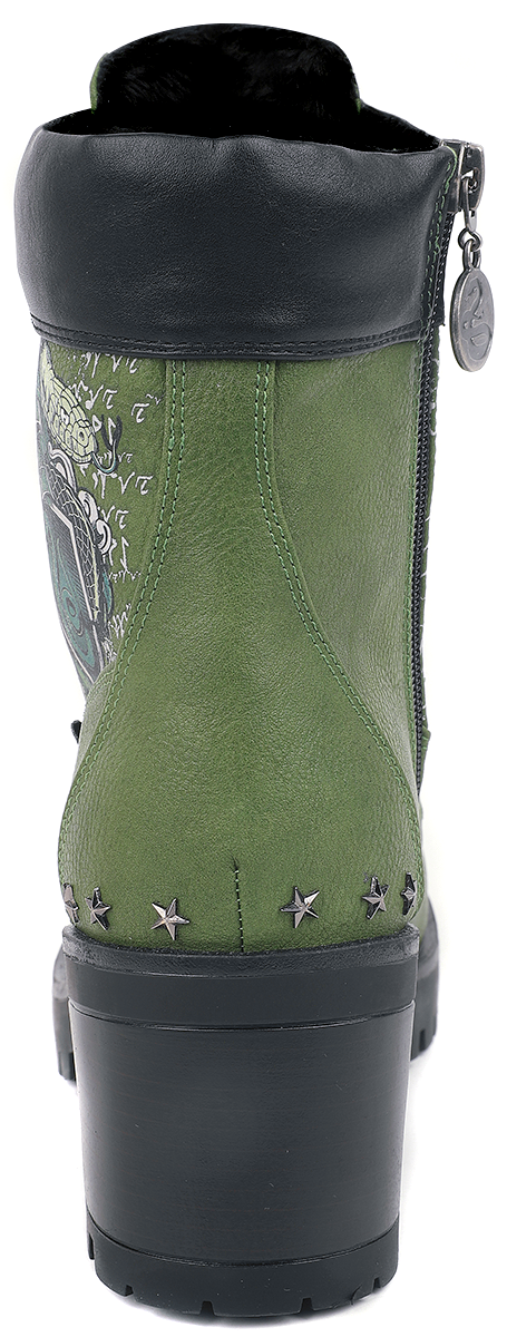 Harry Potter Slytherin Schnürstiefel dunkelgrün