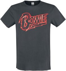 Amplified Collection - Neon Sign, David Bowie, T-Shirt