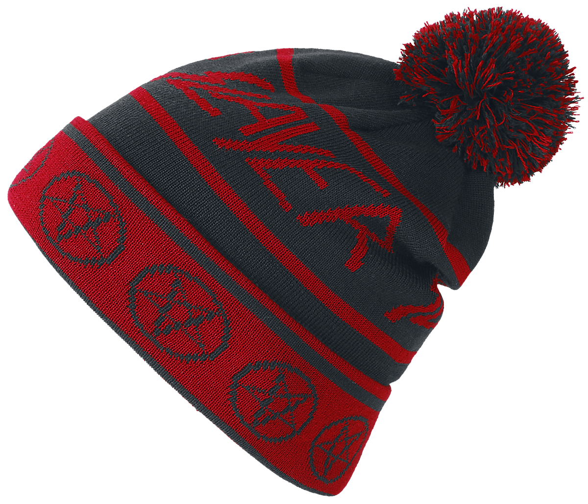 Slayer  Beanie - Beanie - black-red