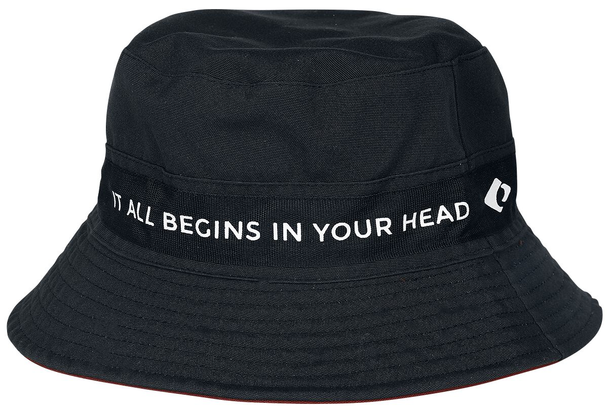 Chapeau de Chillouts - Warden Hat - pour Unisexe - noir/rouge