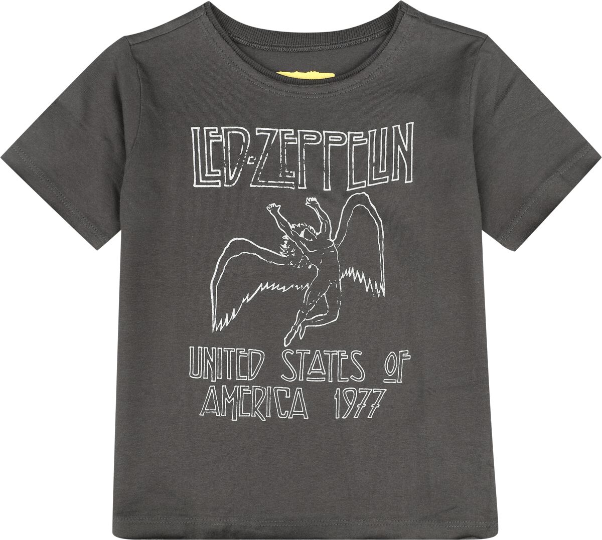 Levně Led Zeppelin Amplified Collection - Kids - US 77 Tour detské tricko charcoal