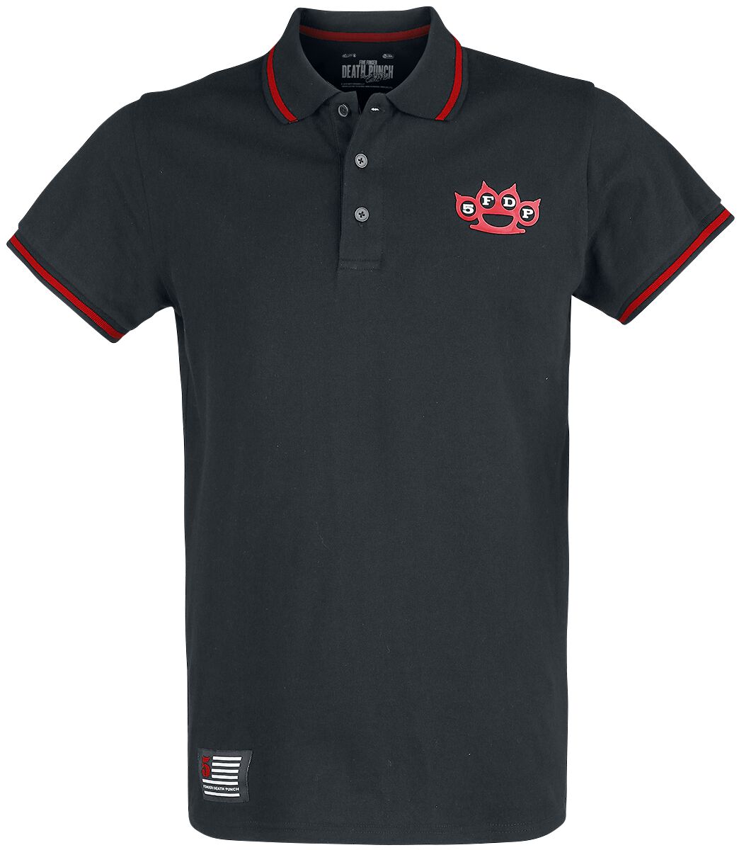 Image of Five Finger Death Punch EMP Signature Collection Polo-Shirt schwarz