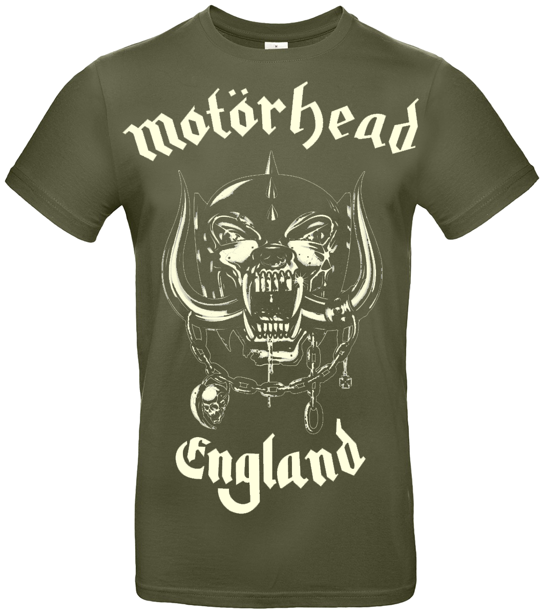 Motörhead - England - T-Shirt - khaki