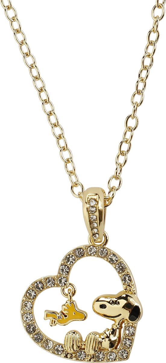 Collier  de Snoopy - Snoopy & Woodstock - pour Unisexe - couleur or