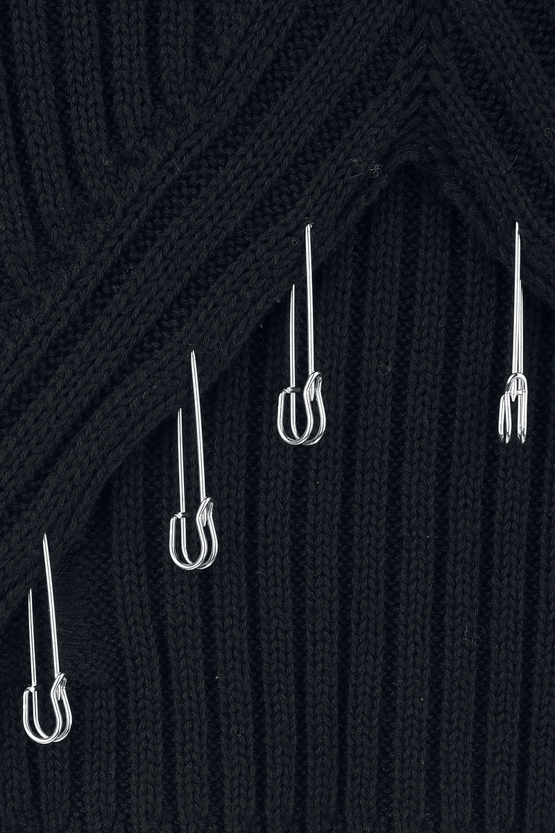 4068143341905 - Corp Goth Strickpullover schwarz in M