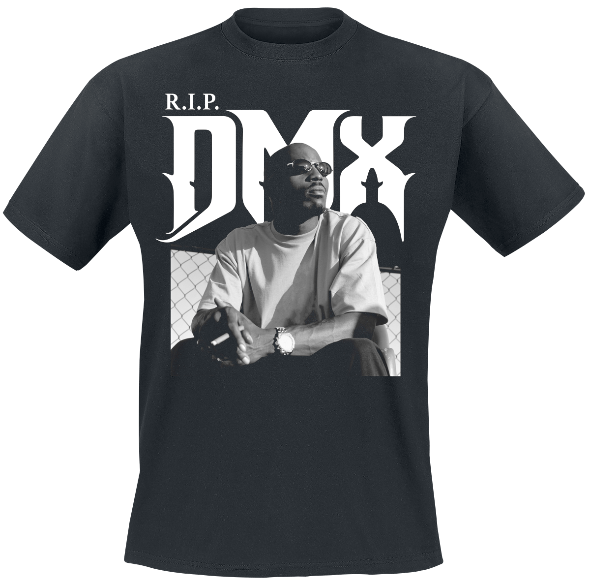DMX - RIP Fence - T-Shirt - schwarz