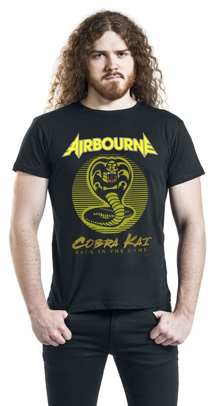 Große Größen Männer Cobra Kai | Airbourne T-Shirt