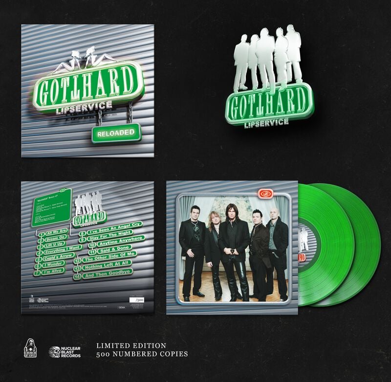 Lipservice (Reloaded) von Gotthard - 2-LP (Coloured, Limited Edition, Re-Release, Standard)