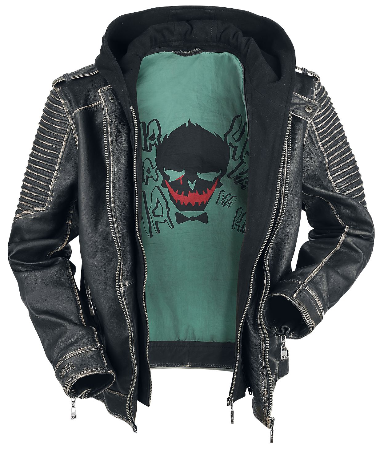 Suicide Squad - DC Comics Lederjacke - The Joker - S bis 3XL - für Männer - Größe 3XL - schwarz  - EMP exklusives Merchandise!