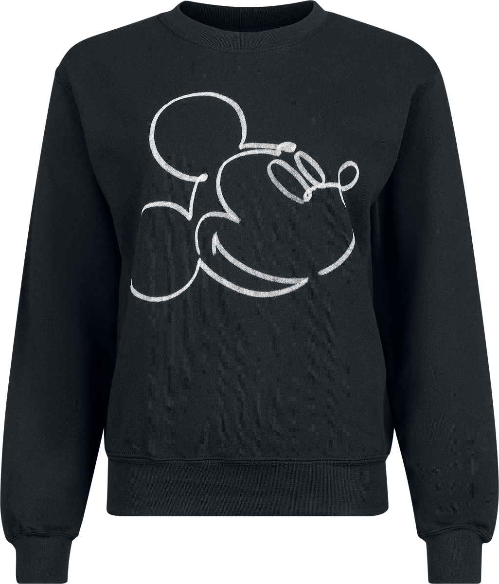 Bluza Disney z Mickey Mouse - Mickey Mono Sketch - Kobiety - czarny
