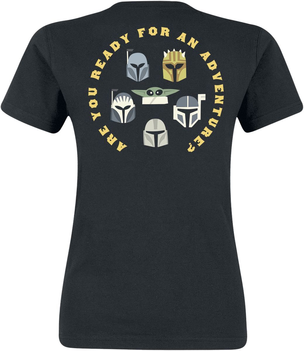 Star Wars The Mandalorian - Travel Buddies T-Shirt schwarz