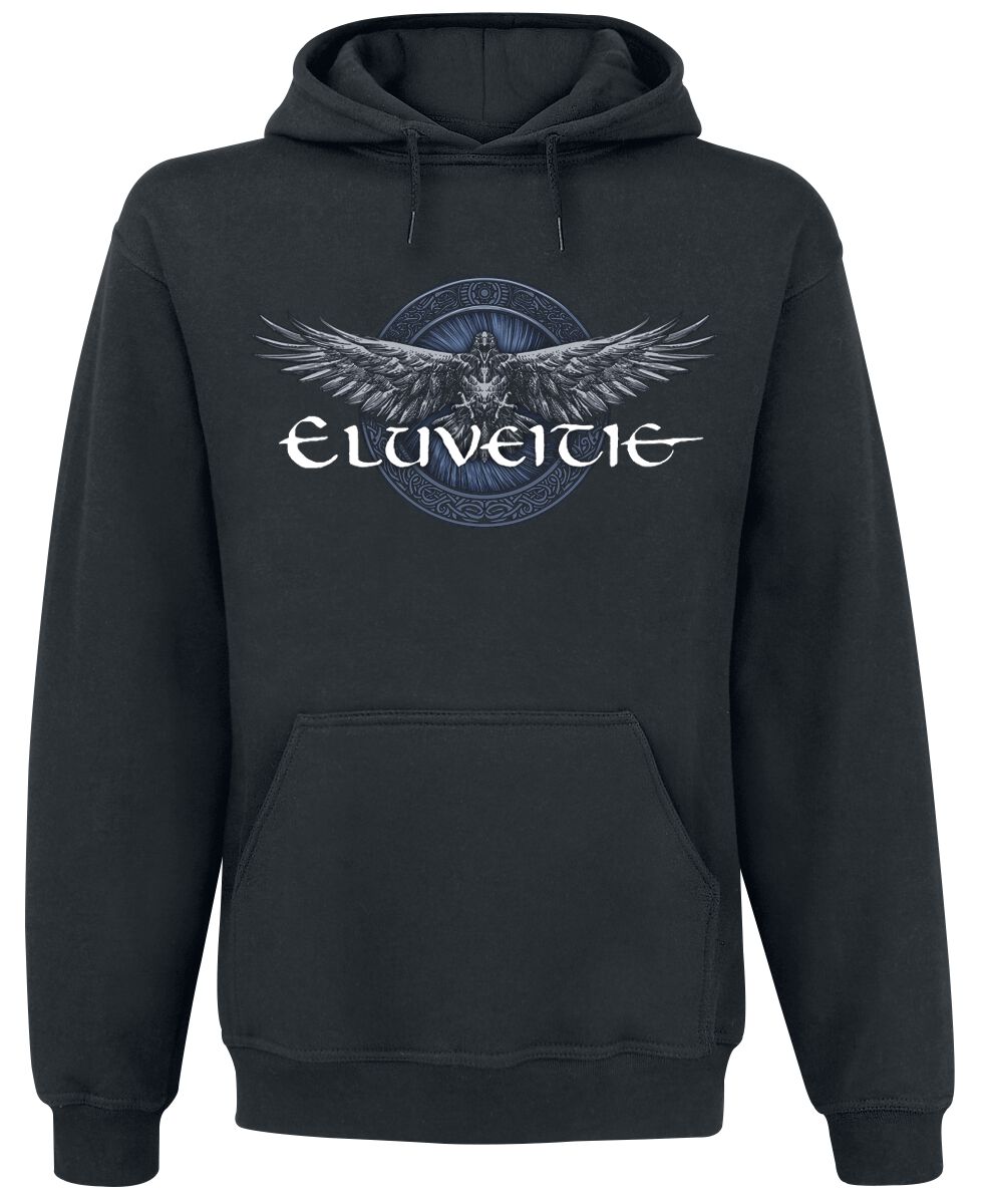 Eluveitie Dark Raven Hooded sweater black