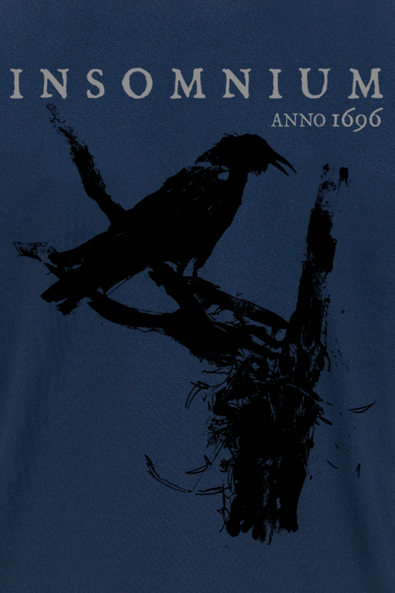 Insomnium T-Shirt - Raven - XL - für Damen - Größe XL - navy  - EMP exklusives Merchandise!