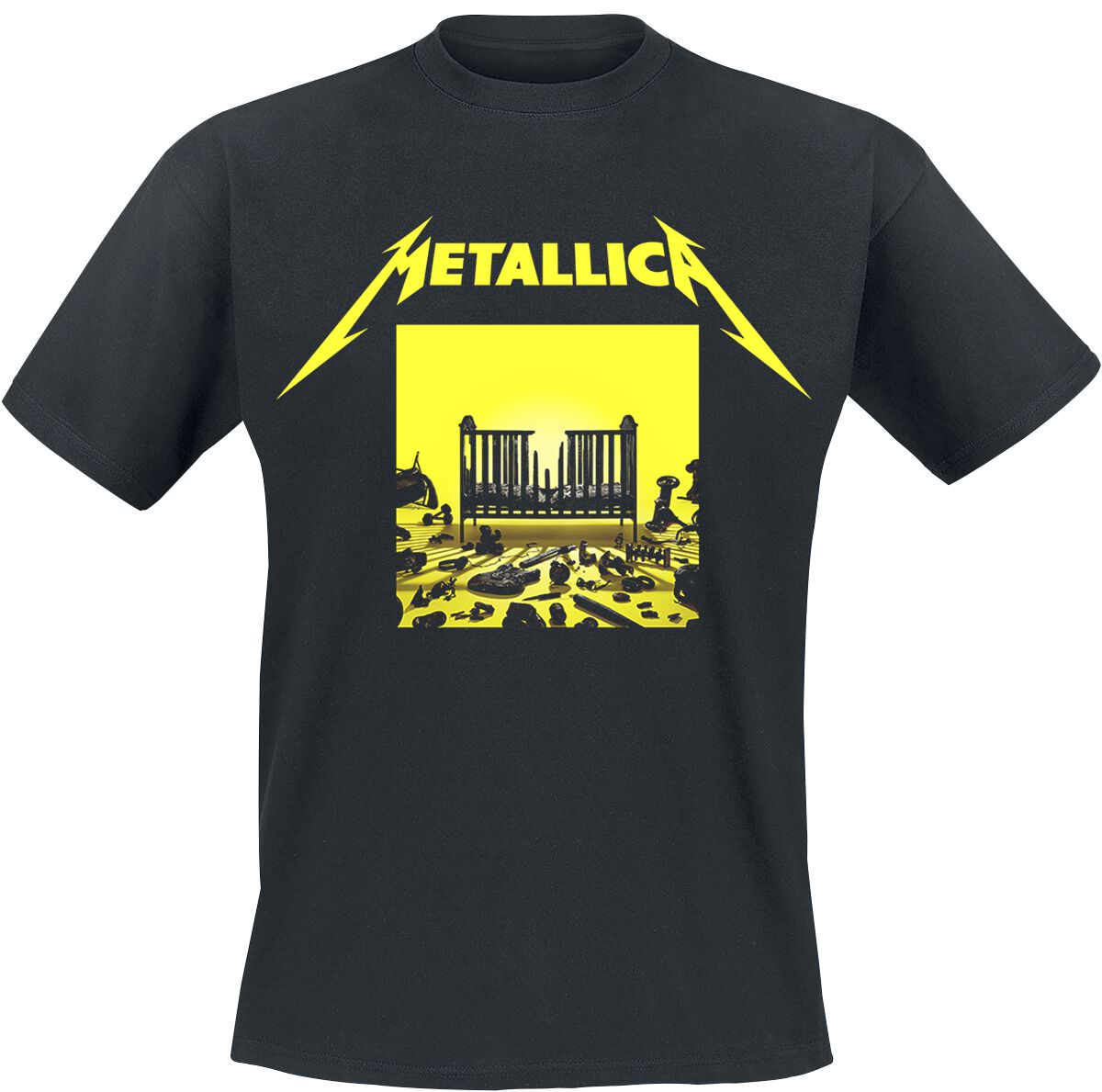 Levně Metallica M72 Squared Cover Tričko černá