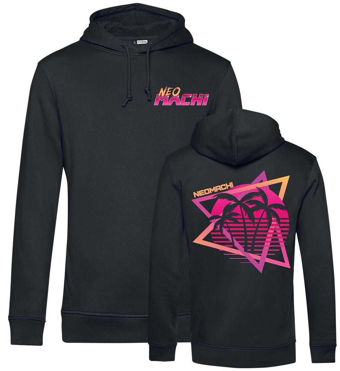 NEOMACHI TAKAYUKI Kapuzenpullover schwarz