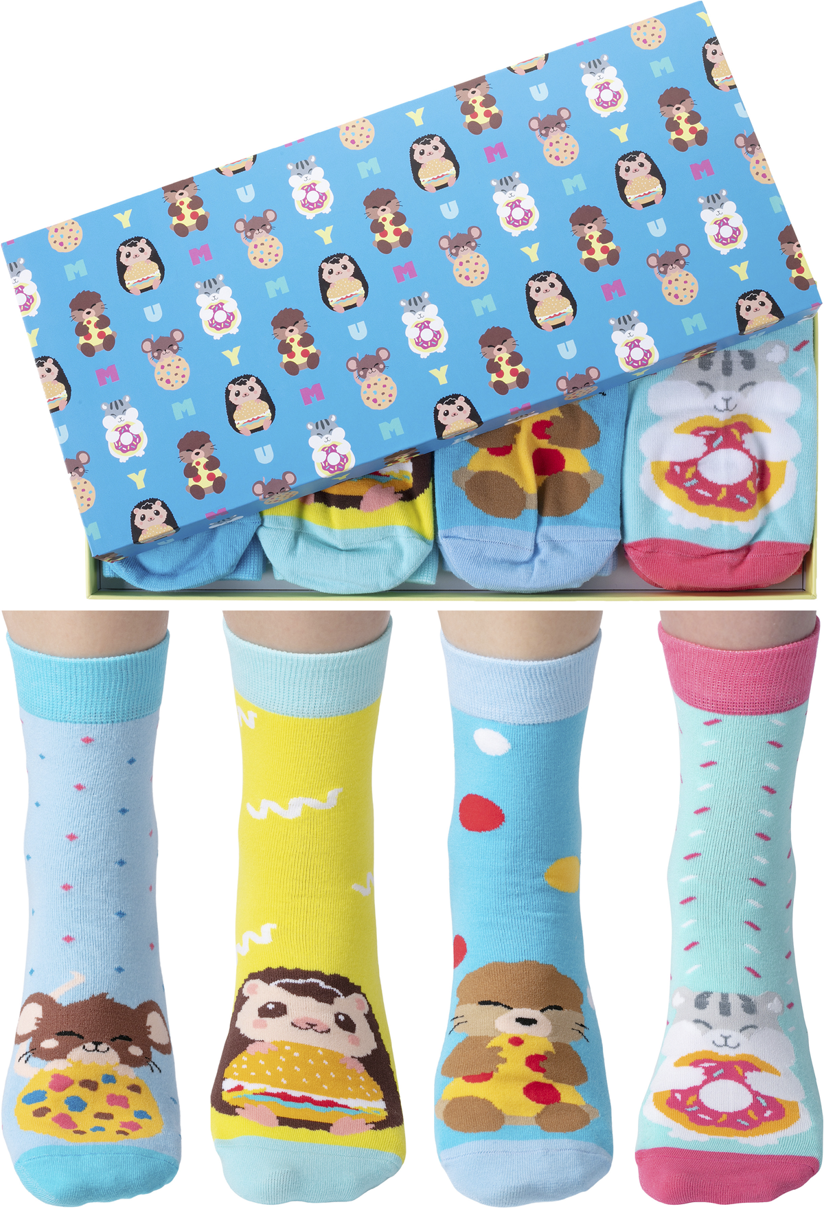 Corimori Hamster, Otter, Igel, Maus Socken multicolor