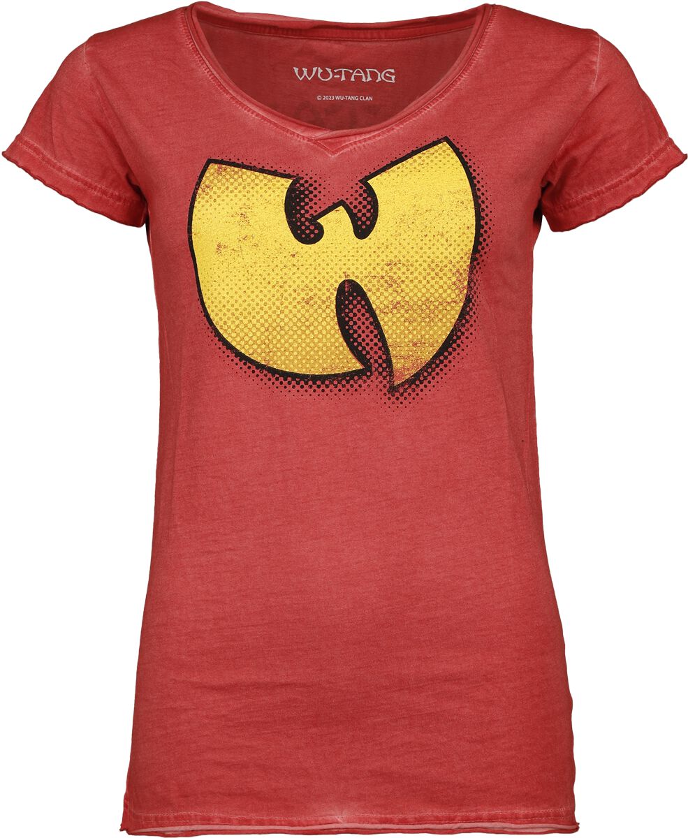 Wu-Tang Clan T-Shirt - Logo - S bis 3XL - für Damen - Größe XL - rot  - Lizenziertes Merchandise!
