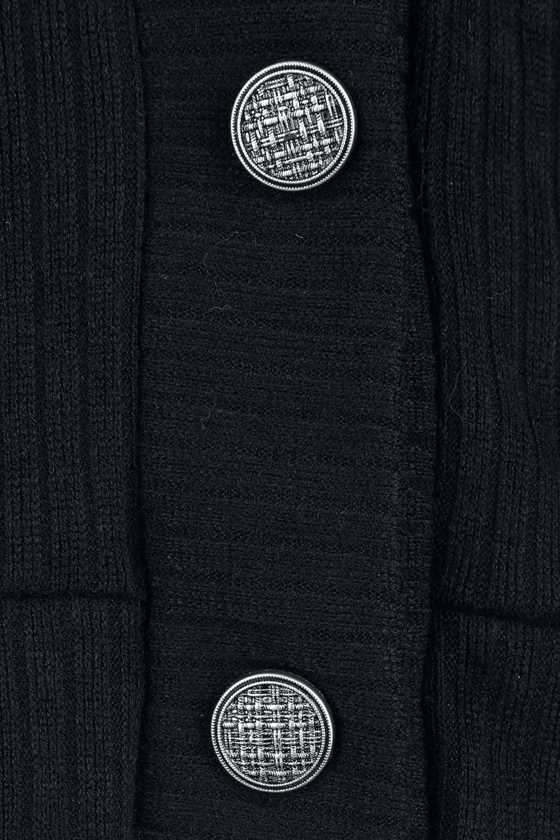 Thumbnail - RED by EMP Basic Jacket Cardigan schwarz in XL