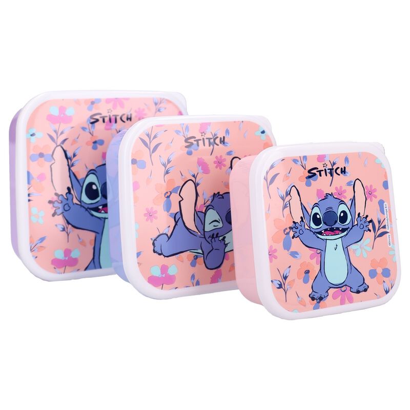 Boîte de rangement Disney de Lilo & Stitch - Stitch (Lot de 3) - pour Indifférent - multicolore