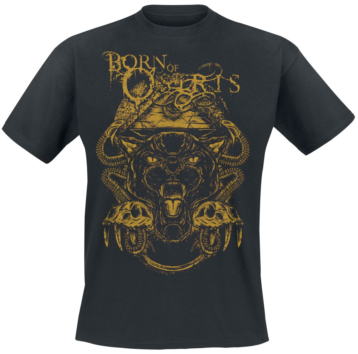 Born Of Osiris Panther Snake T-Shirt schwarz