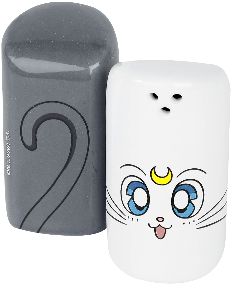 Sailor Moon - Anime Salz- & Pfefferstreuer - Luna & Artemis - multicolor  - Lizenzierter Fanartikel