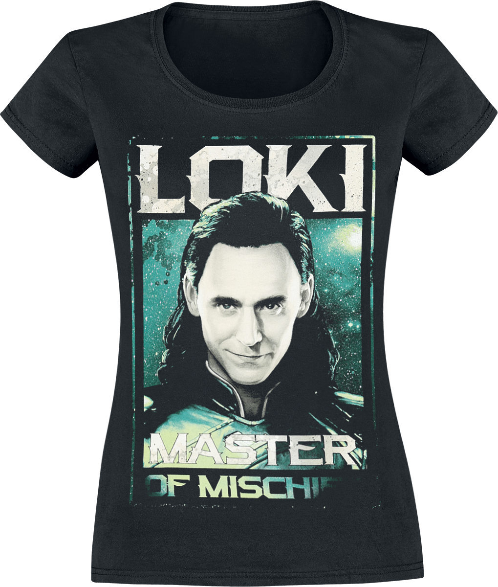 Loki - Master Of Mischief - Girls shirt - black image