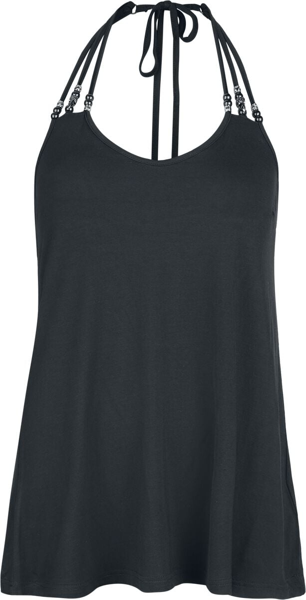 Halterneck-topper  av Black Premium by EMP - Essential Topp med perler - Damer - svart