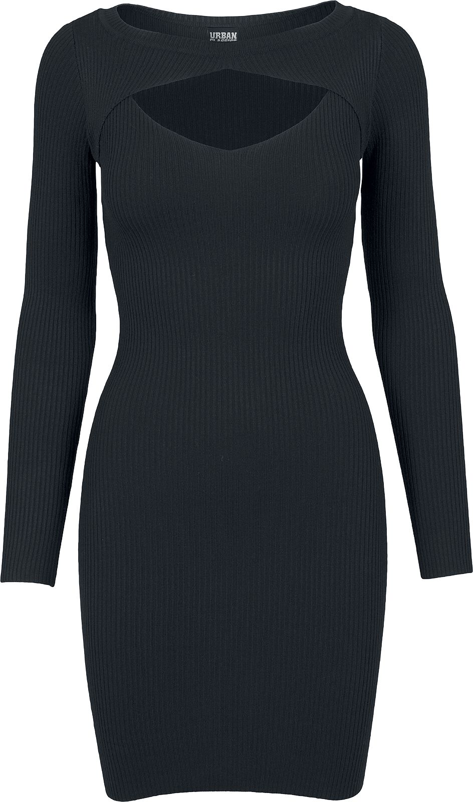 Urban Classics Kurzes Kleid Ladies Cut Out Dress S bis XL für Damen Größe M schwarz  - Onlineshop EMP