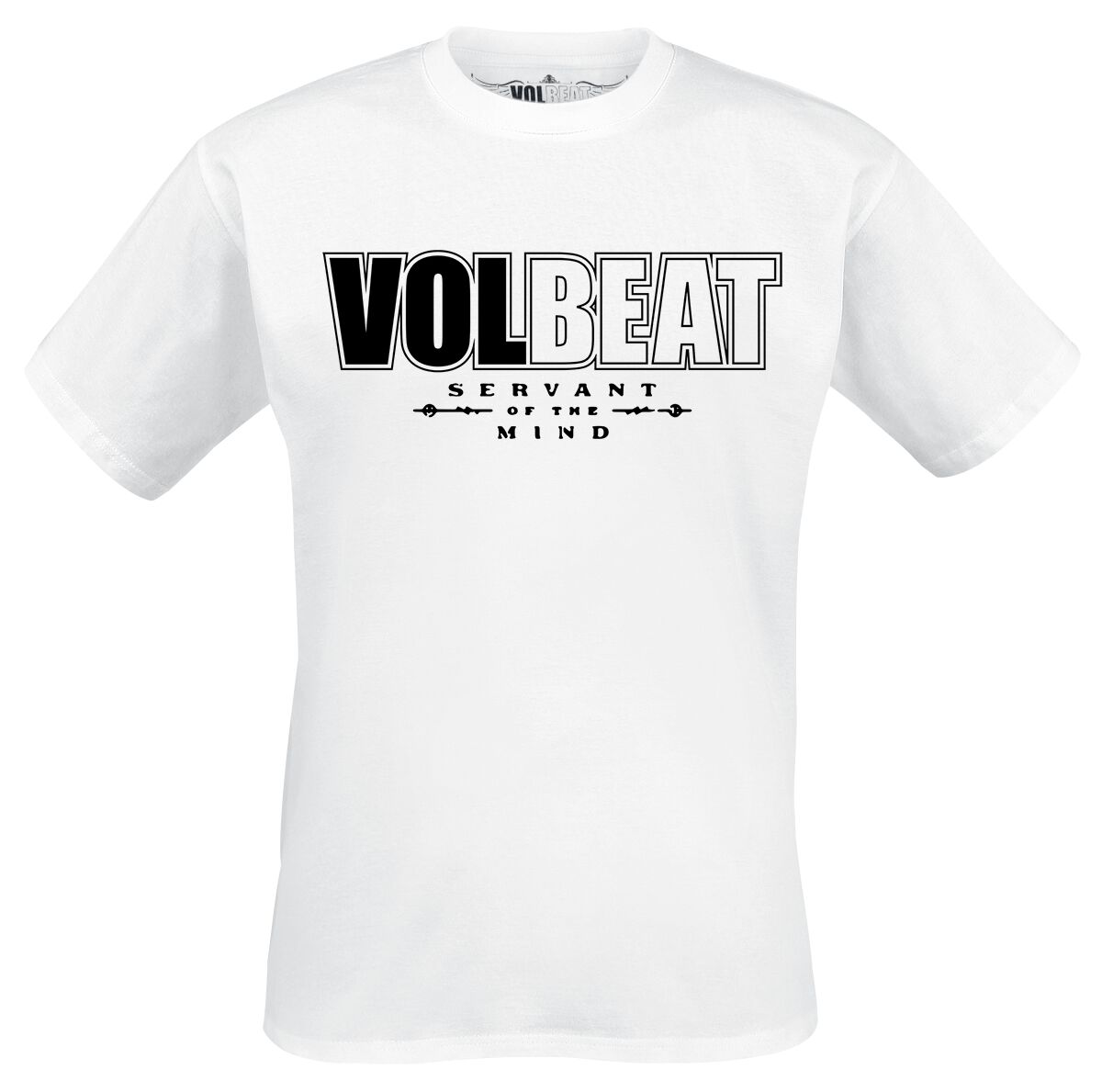 Volbeat Servant Of The Mind Logo T-Shirt weiß in XL