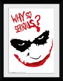 The Dark Knight - Joker Smile, The Joker, Gerahmtes Bild