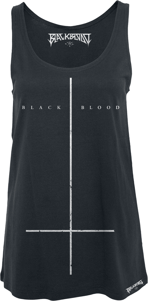 Black Blood - Cross - Girls Top - black image