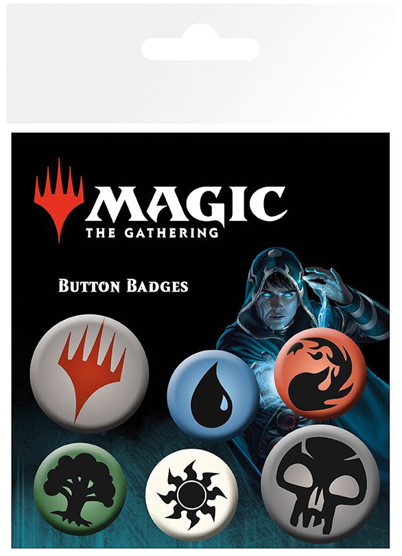 Magic: The Gathering Badge Pack Mana Symbols Badge multicolour