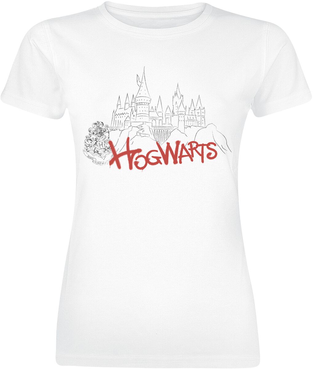 Harry Potter Spray T-Shirt weiß Harry Potter Spray T-Shirt weiß