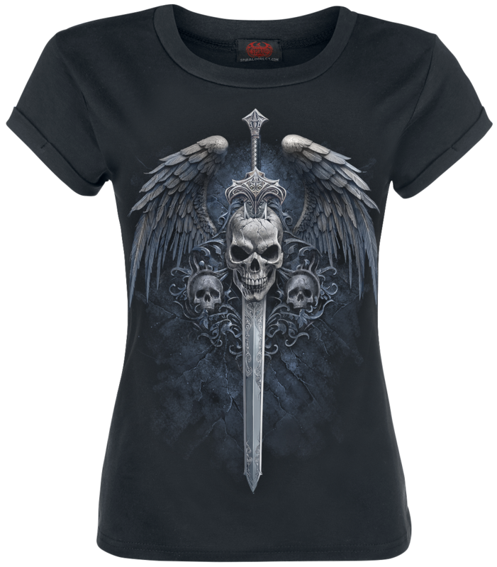 T-Shirt  di Spiral - Angel Sword - T-Shirt - Donna - nero
