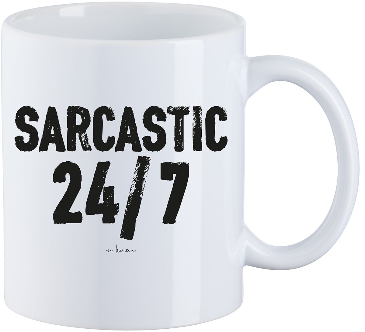 Sarcastic 24/7  Cup white