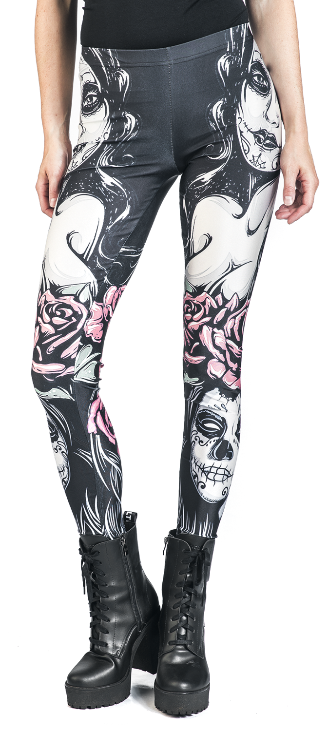 Ocultica Muerta Roses Leggings Leggings multicolor