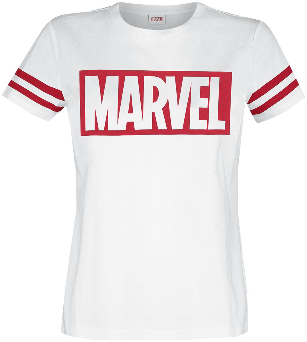 T-Shirt Manches courtes de Marvel - Logo - XS à XXL - pour Femme - blanc