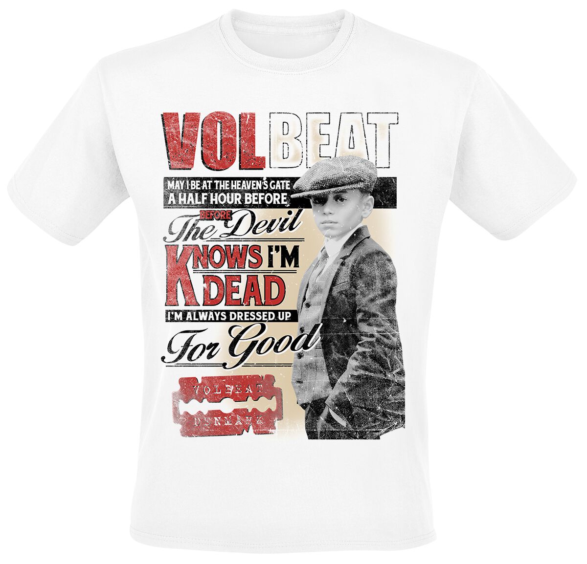 Volbeat Cheapside Sloggers T-Shirt weiß Volbeat Cheapside Sloggers T-Shirt weiß
